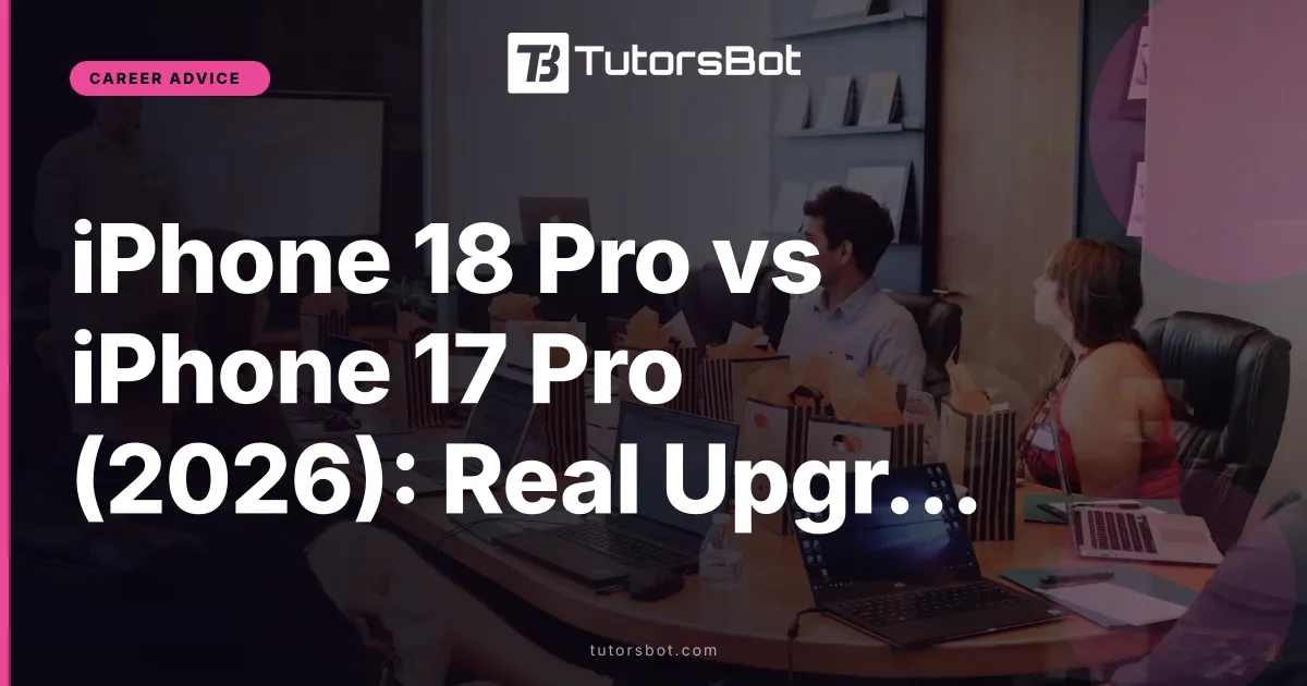iPhone 18 Pro vs iPhone 17 Pro (2026): Real Upgrade Guide