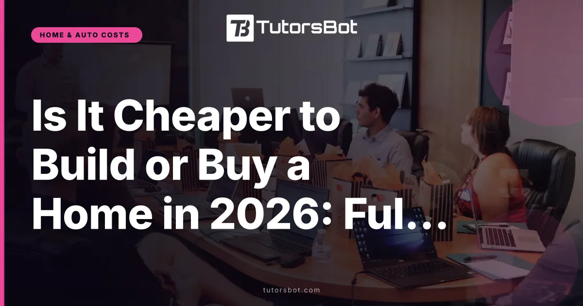 Is It Cheaper to Build or Buy a Home in 2026: Full Cost Comparison
