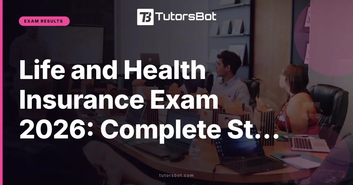 Life and Health Insurance Exam 2026: Complete Study Guide