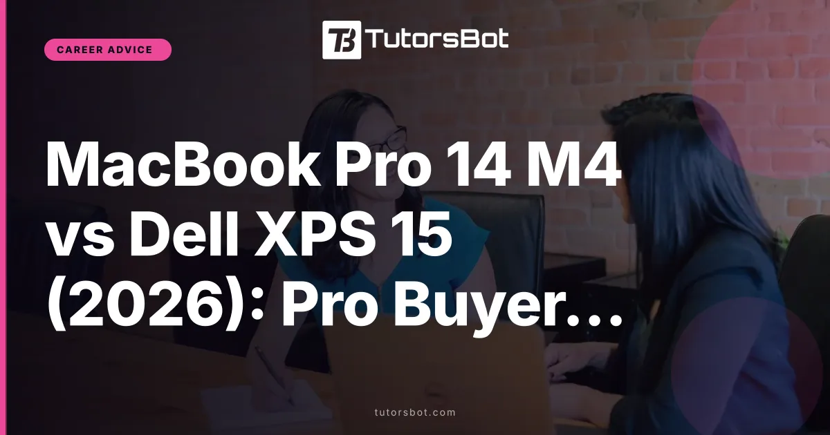 MacBook Pro 14 M4 vs Dell XPS 15 (2026): Pro Buyer Guide