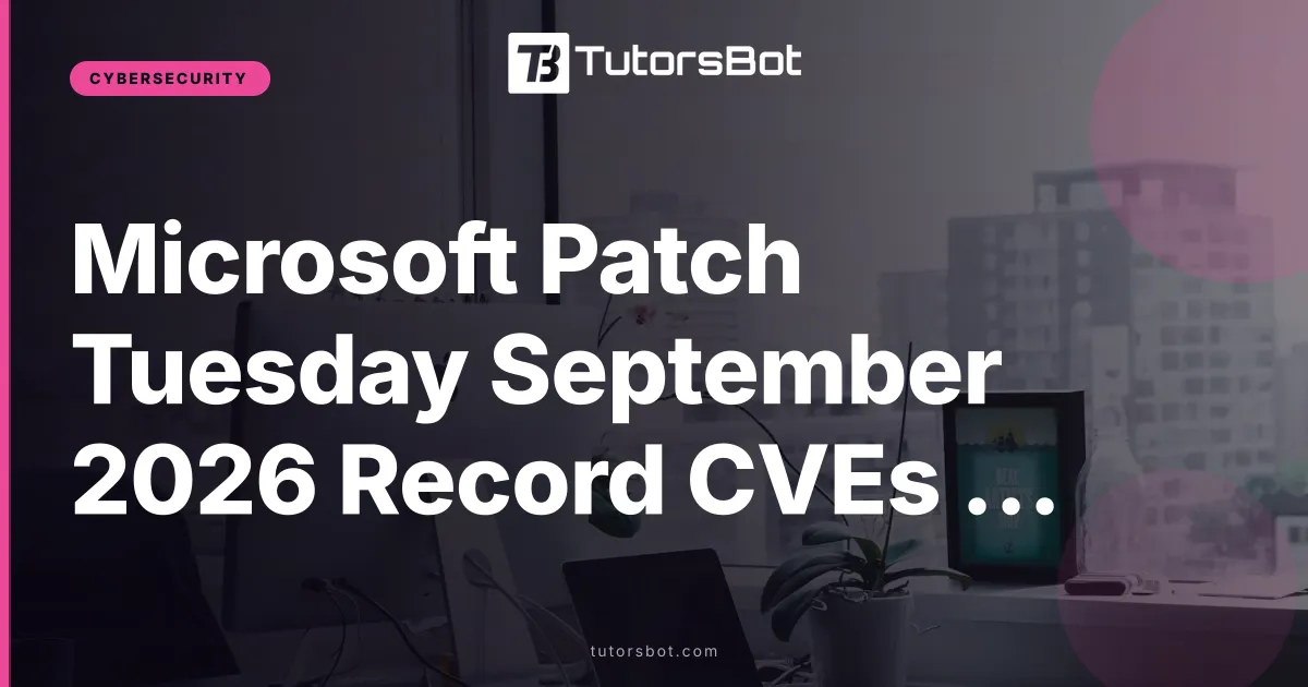 Microsoft Patch Tuesday September 2026 Record CVEs Fixed