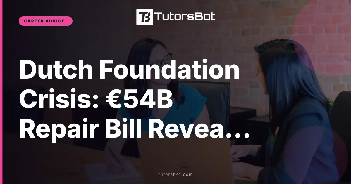 Dutch Foundation Crisis: €54B Repair Bill Revealed