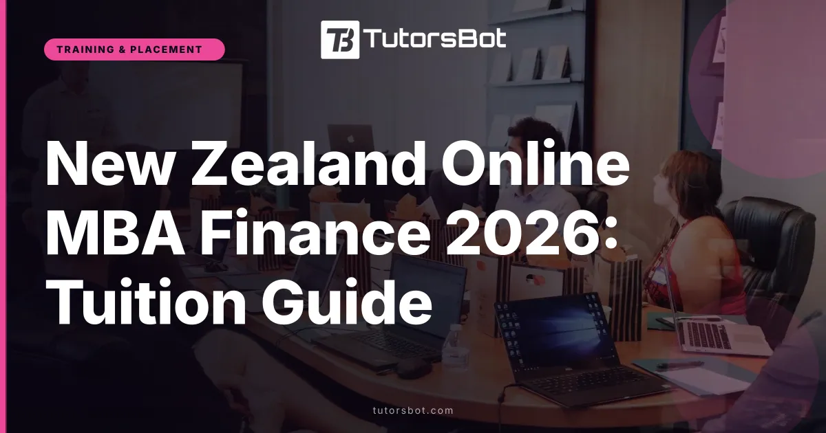 New Zealand Online MBA Finance 2026: Tuition Guide