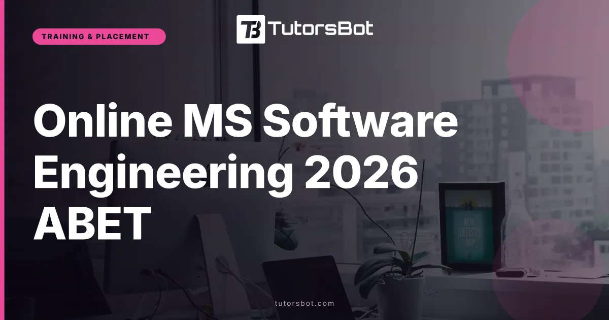 Online MS Software Engineering 2026 ABET