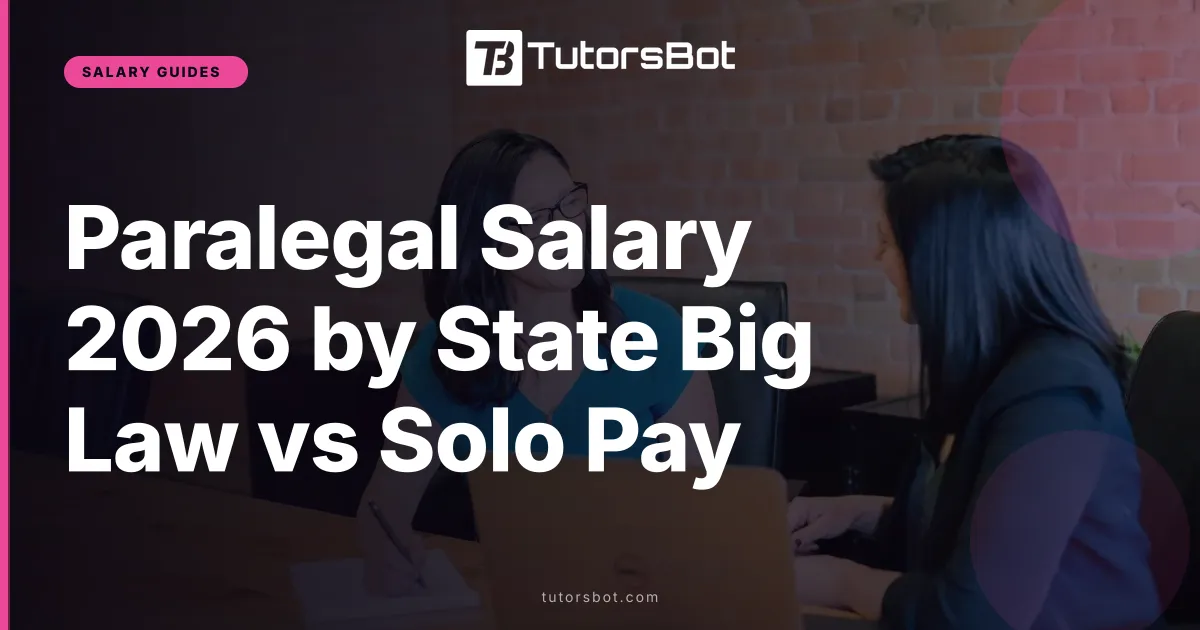 Paralegal Salary 2026 by State Big Law vs Solo Pay