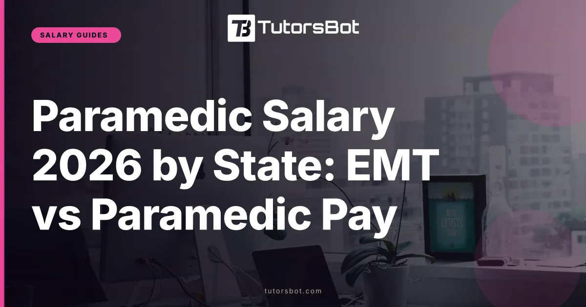 Paramedic Salary 2026 by State: EMT vs Paramedic Pay