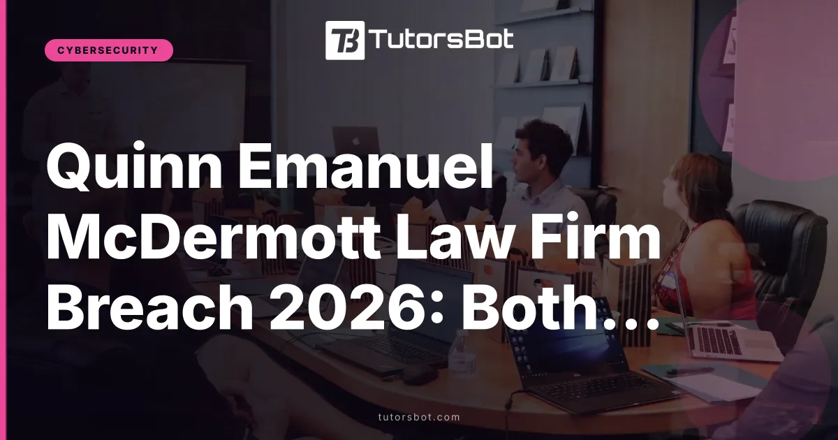 Quinn Emanuel McDermott Law Firm Breach 2026: Both Hit