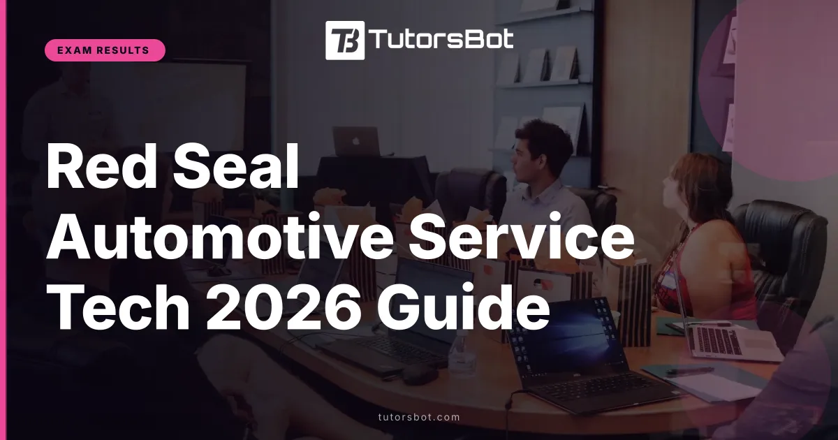 Red Seal Automotive Service Tech 2026 Guide