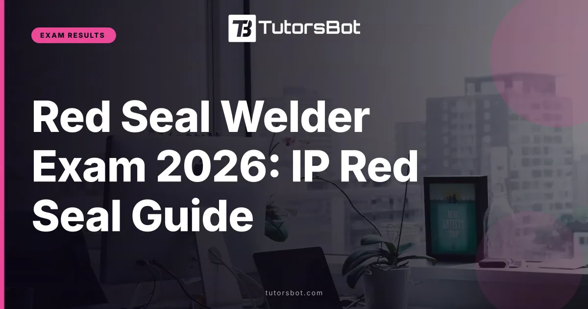 Red Seal Welder Exam 2026: IP Red Seal Guide