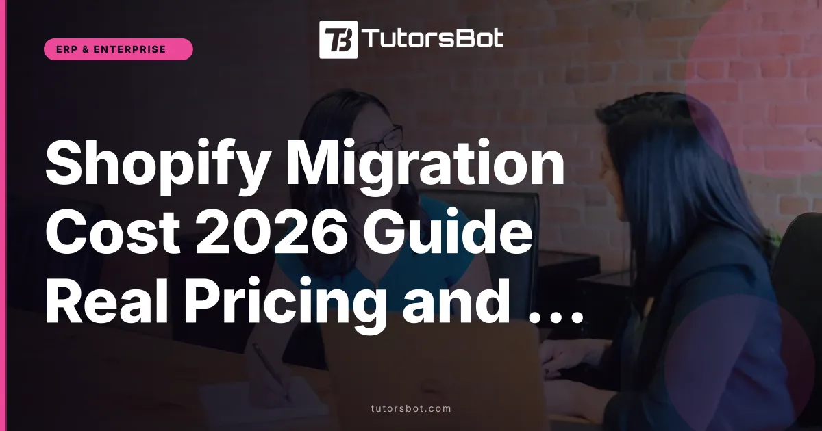 Shopify Migration Cost 2026 Guide Real Pricing and Timeline