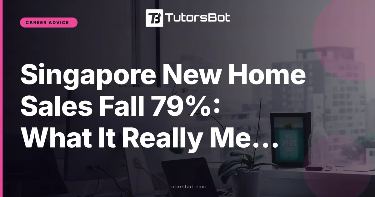 Singapore New Home Sales Fall 79%: What It Really Means