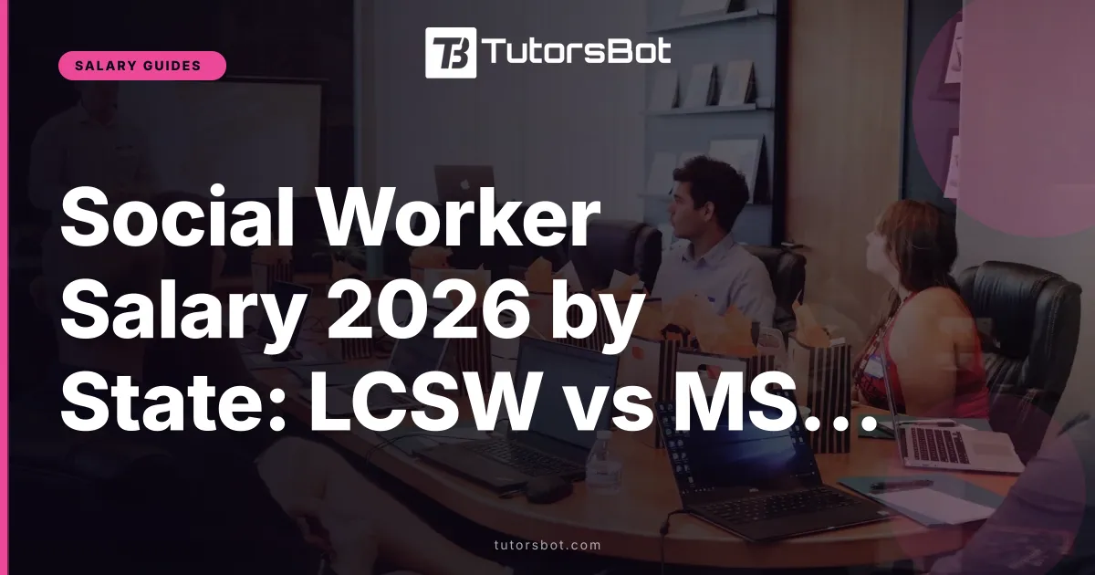 Social Worker Salary 2026 by State: LCSW vs MSW Pay
