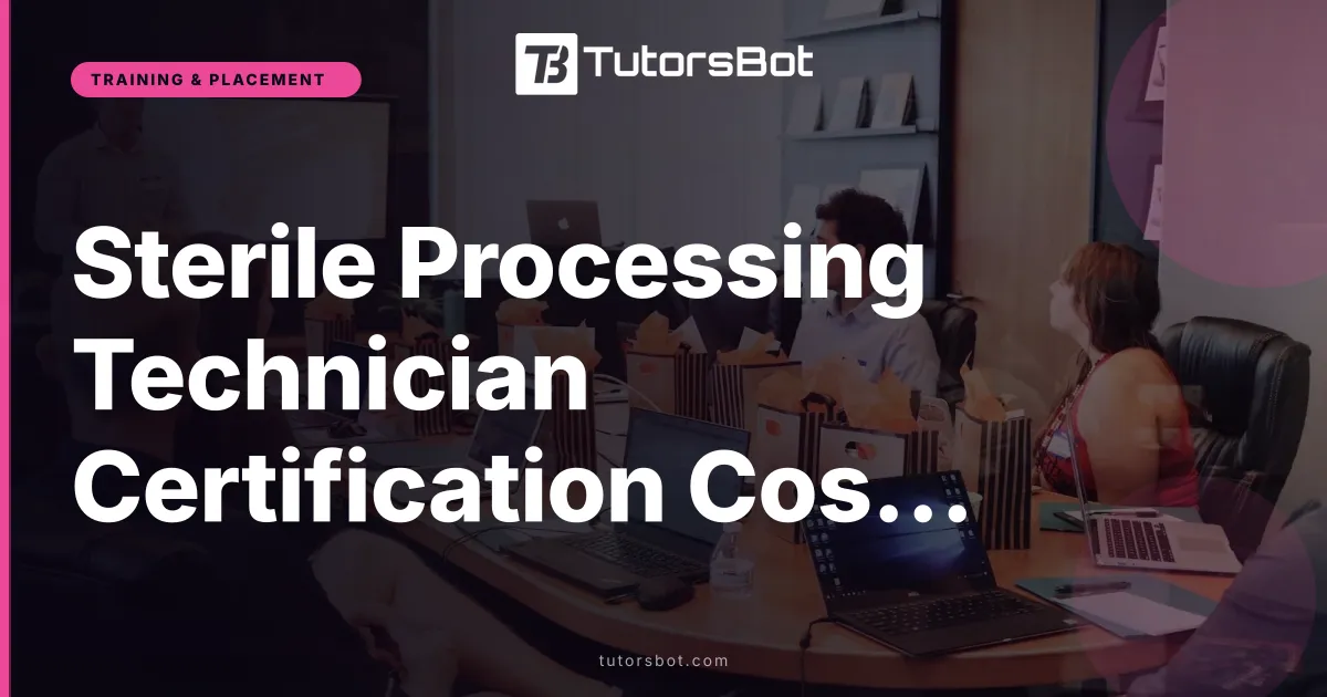 Sterile Processing Technician Certification Cost 2026: CRCST