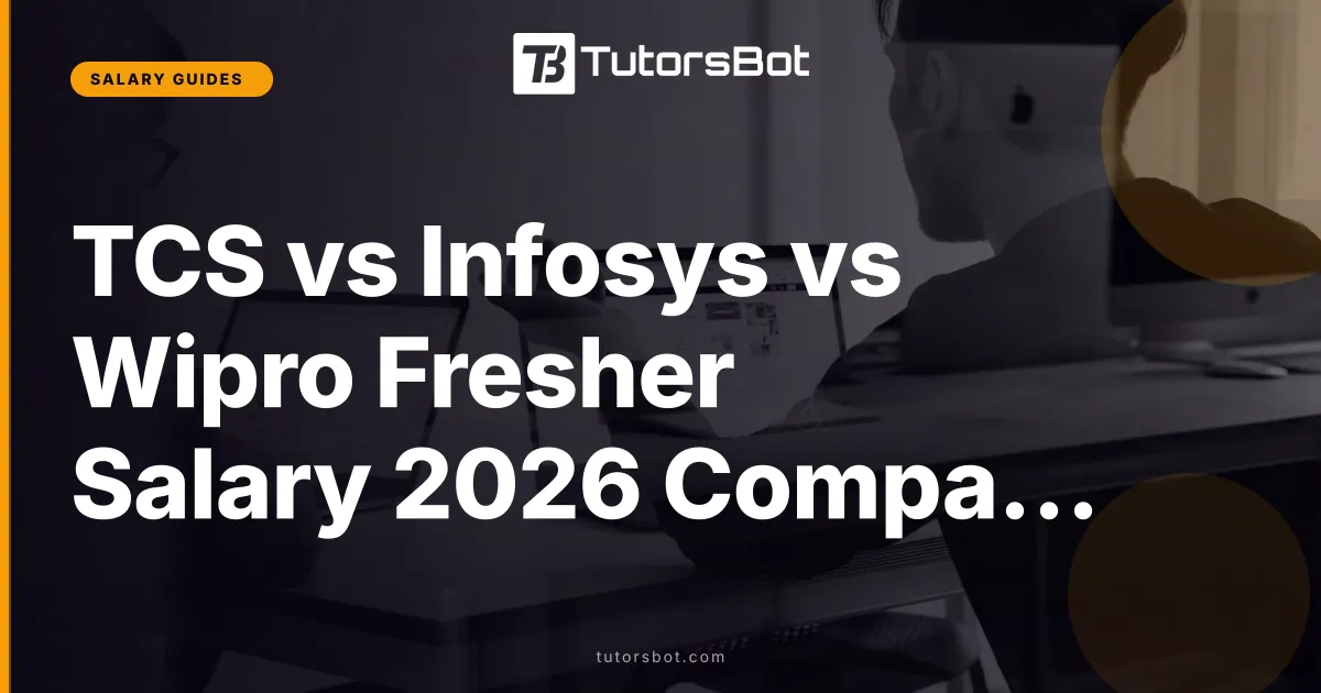 TCS vs Infosys vs Wipro Fresher Salary 2026 Compared