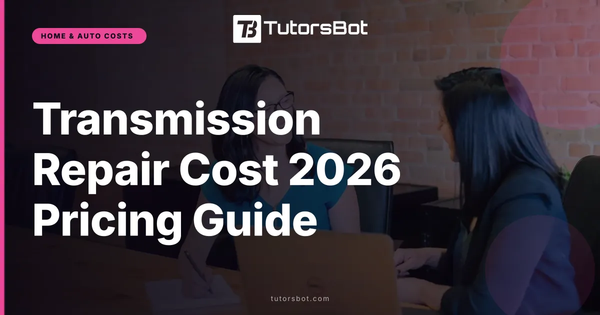Transmission Repair Cost 2026 Pricing Guide
