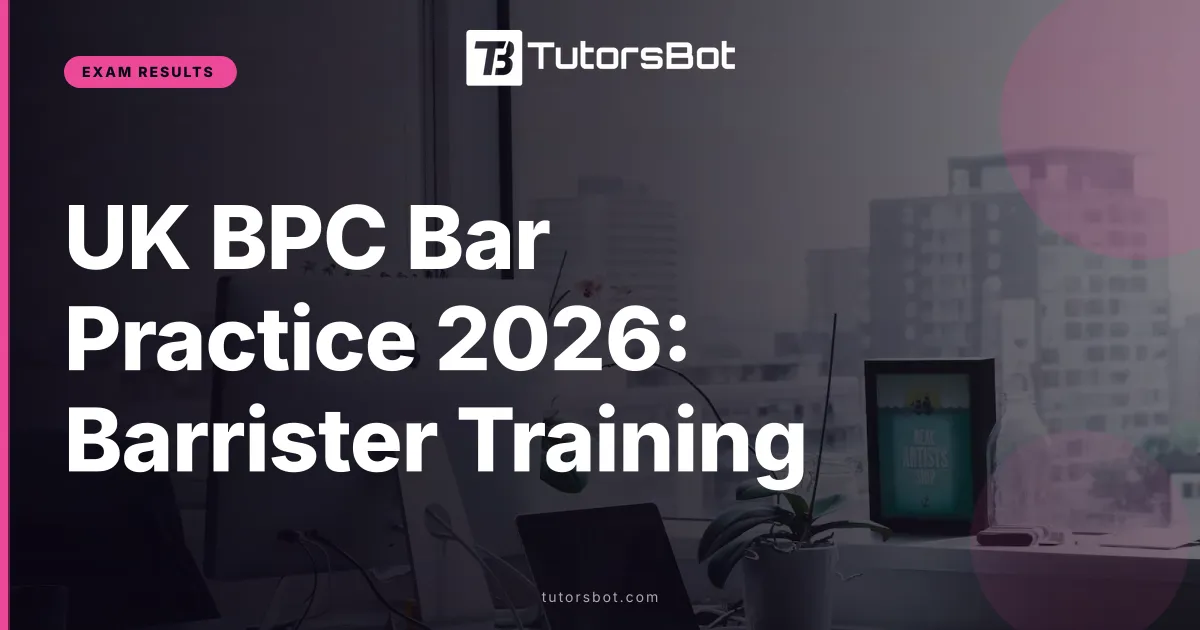 UK BPC Bar Practice 2026: Barrister Training