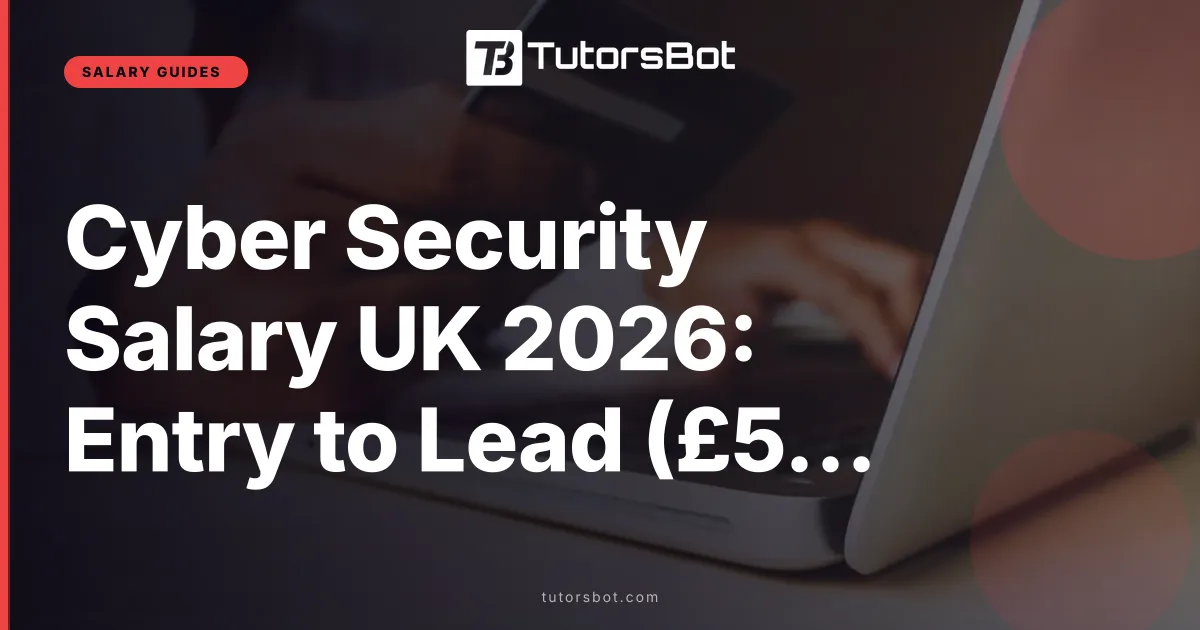 Cyber Security Salary UK 2026: Entry to Lead (£50K-£90K)