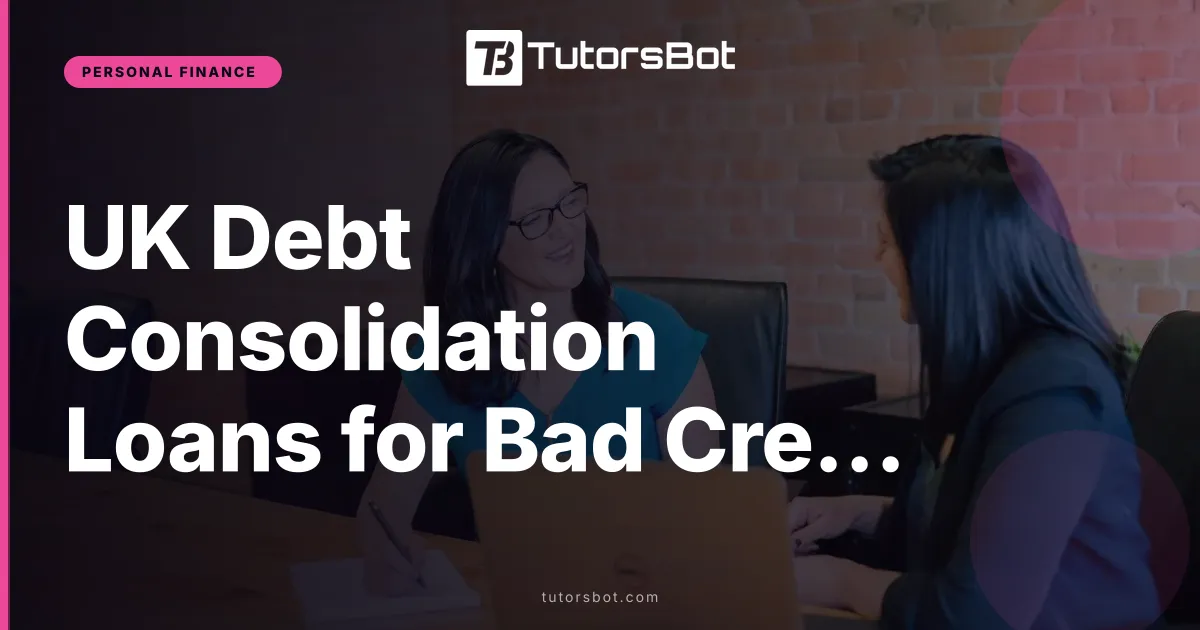 UK Debt Consolidation Loans for Bad Credit 2026: 5 Options