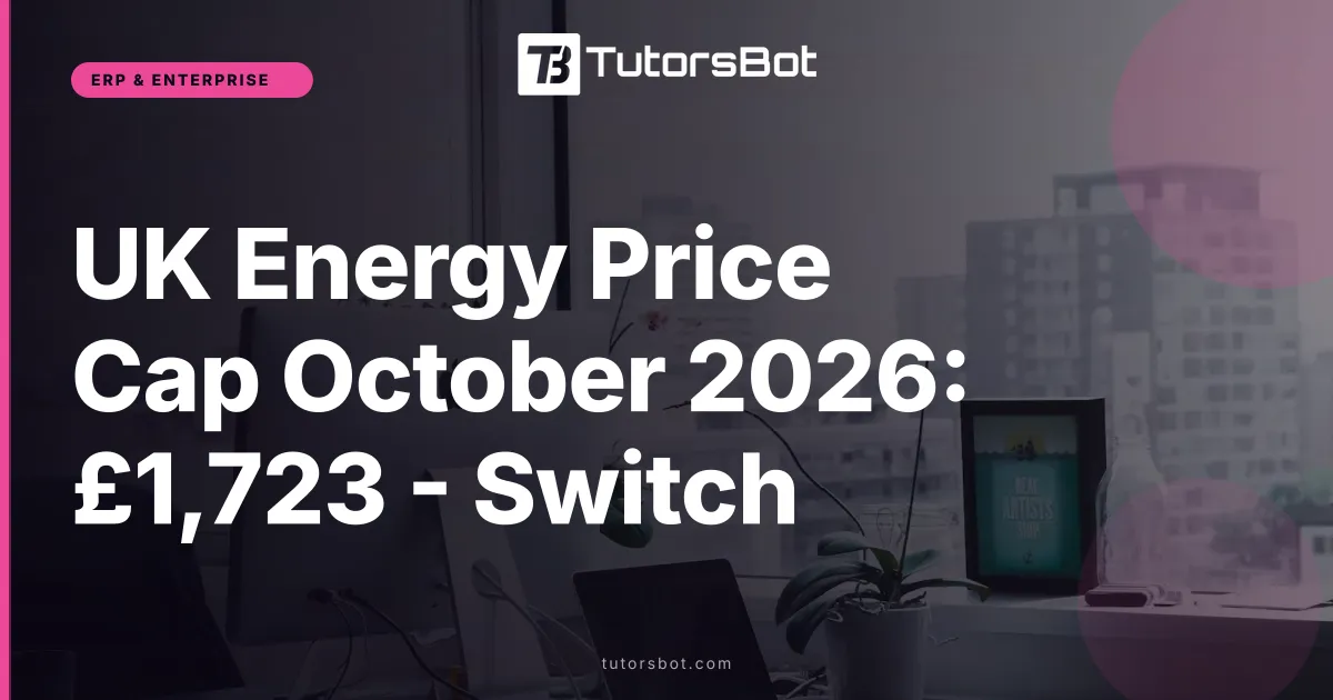 UK Energy Price Cap October 2026: £1,723 - Switch