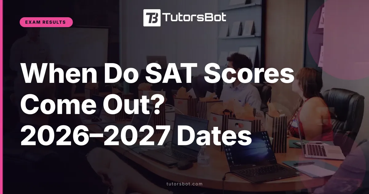 When Do SAT Scores Come Out? 2026–2027 Dates