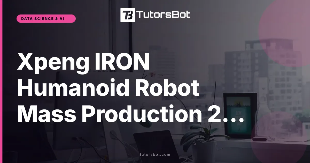 Xpeng IRON Humanoid Robot Mass Production 2026